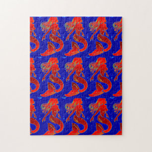 many red mermaids puzzle