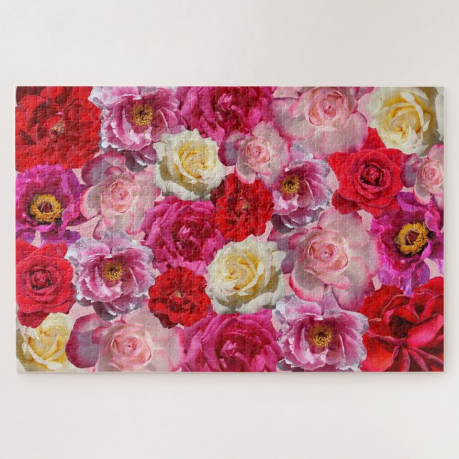 many roses puzzle (Horizontal)