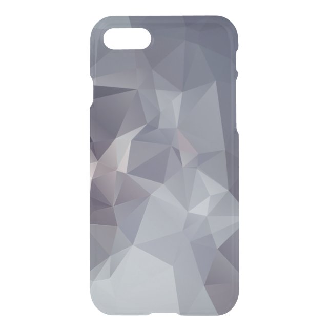 Many Shades of Gray Pyramid Pattern Uncommon iPhone Case (Back)