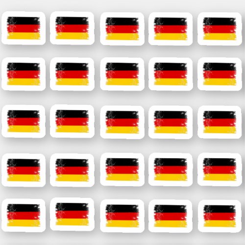Many small Germany flags Sticker