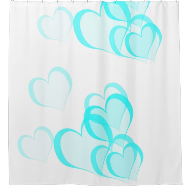 many small hearts Curtain (Front)