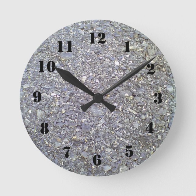 Many Stone Round Clock (Front)