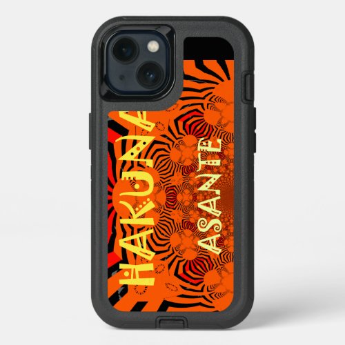 Many Thanks Create Your Own Lovely African Pattern iPhone 13 Case