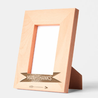 MANY THANKS FRAME ARROW ENGRAVED FRAMES