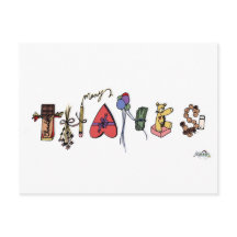 Many Thanks postcard