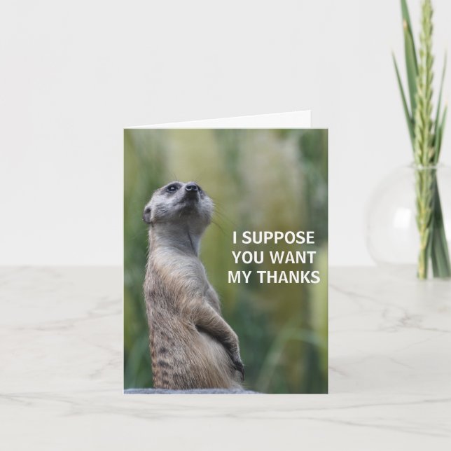 Many Thanks - thank-you card (Front)