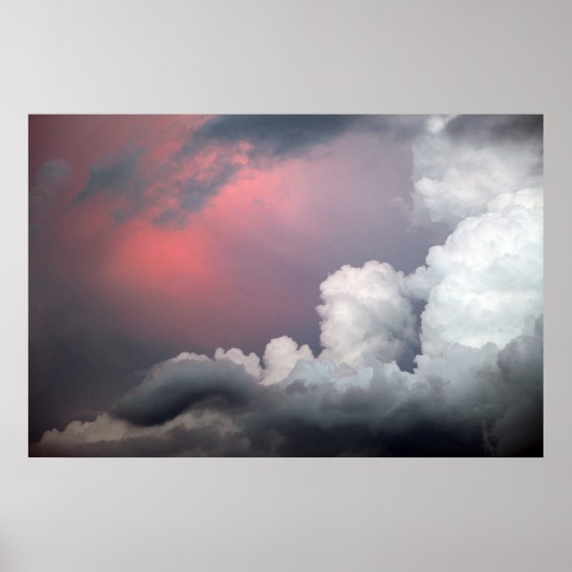 Many things in the clouds poster (Front)