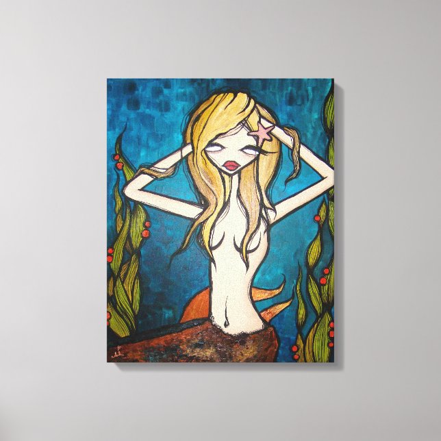 "Many Waters" 16" x 20" Wrapped Canvas (Front)