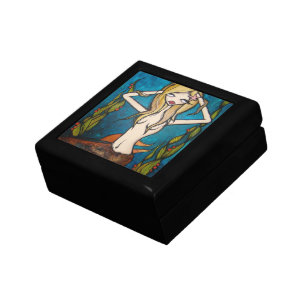 "Many Waters" Jewelry Trinket Box, Small Gift Box