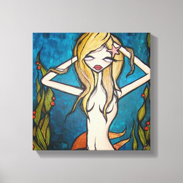 "Many Waters" Wrapped Canvas, 12"x12" Canvas Print (Front)