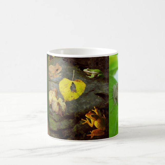 Many wild Tree frogs Mug (Center)