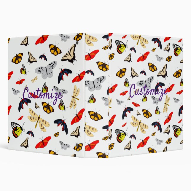 Many Winged Creatures Thunder_Cove 3 Ring Binder (Background)