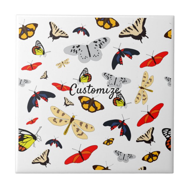 Many Winged Creatures Thunder_Cove Ceramic Tile (Front)