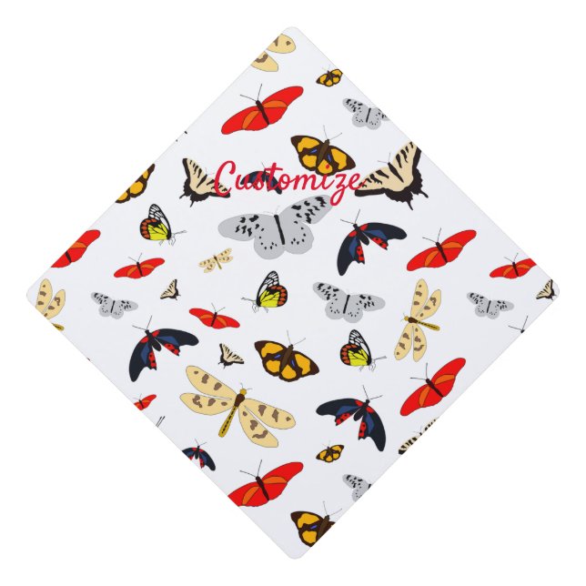Many Winged Creatures Thunder_Cove Graduation Cap Topper (Front)