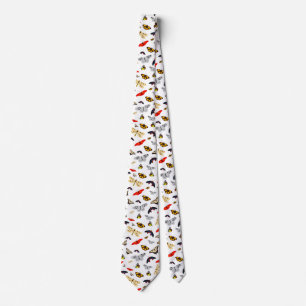 Many Winged Creatures Thunder_Cove Neck Tie