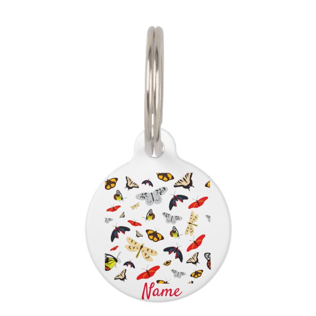 Many Winged Creatures Thunder_Cove Pet ID Tag (Front)