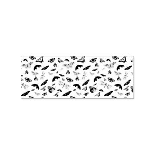 Many Winged Creatures Thunder_Cove Rubber Stamp