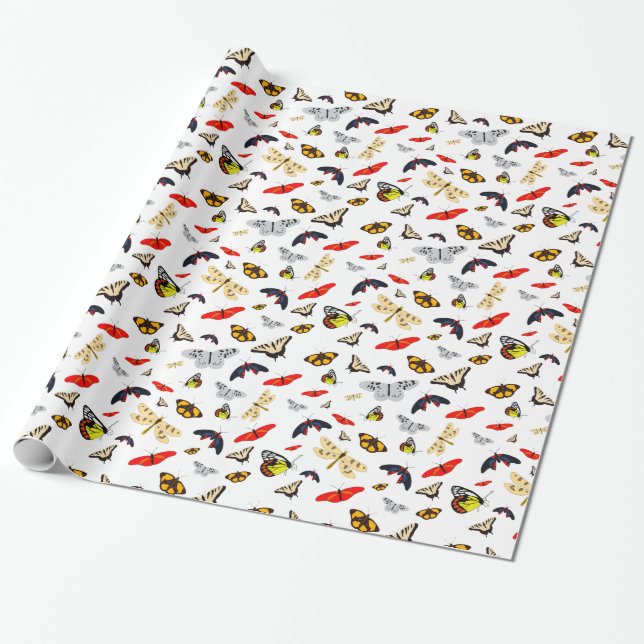 Many Winged Creatures Thunder_Cove Wrapping Paper (Unrolled)