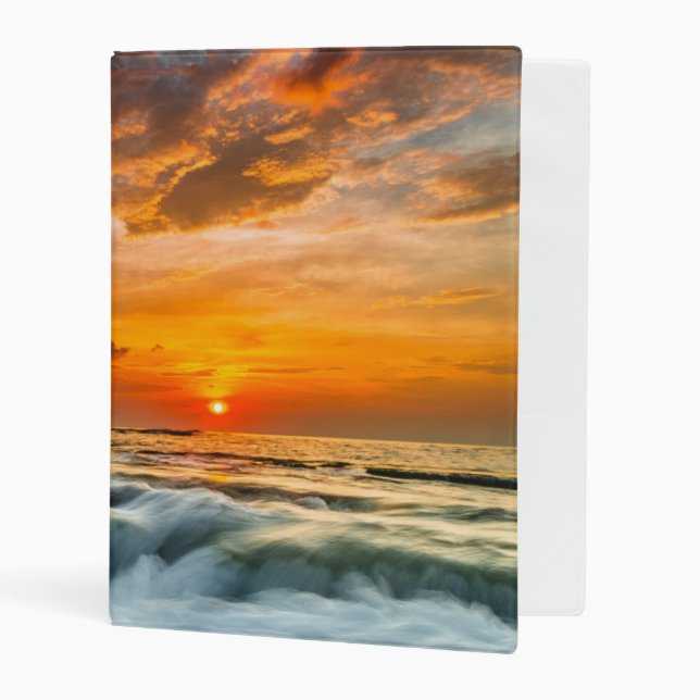 Manyar Beach At Sunrise Mini Binder (Front/Inside)