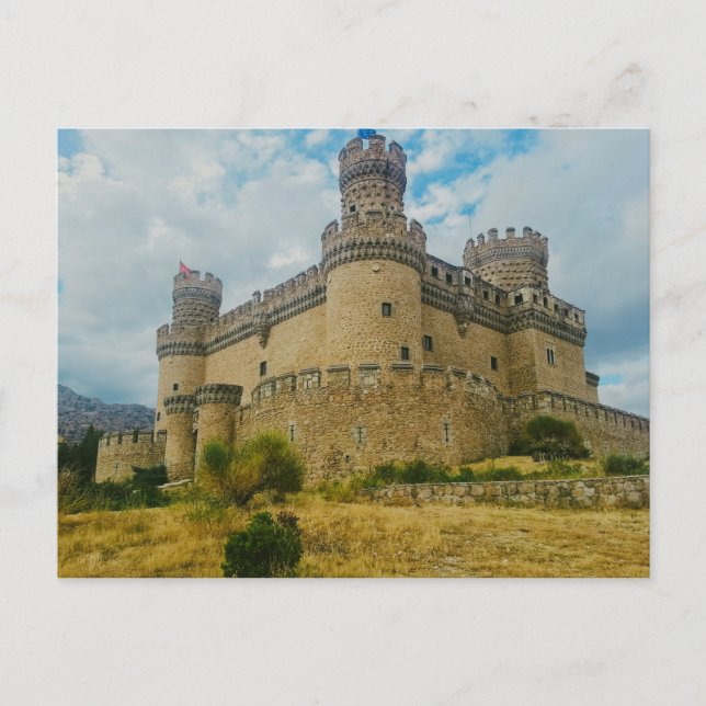Manzanares el Real Castle, Madrid Postcard (Front)