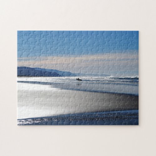 Manzanita Beach _ Surfing in Oregon Jigsaw Puzzle