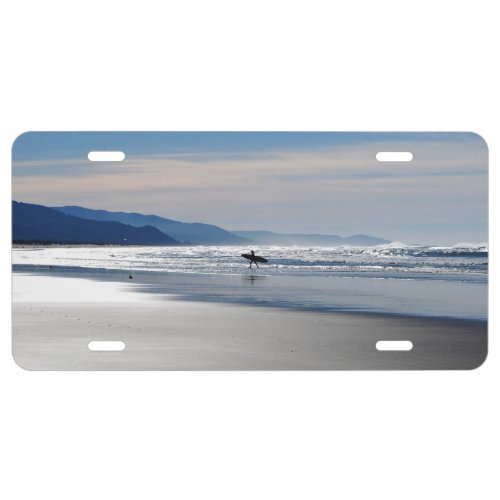 Manzanita Beach _ Surfing in Oregon License Plate