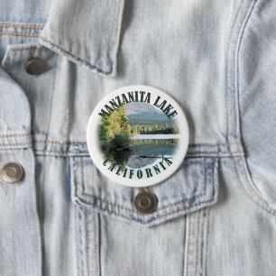 Manzanita Lake, California Button