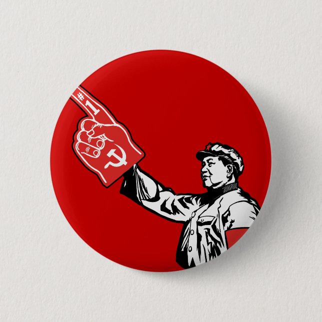 Mao - Communism is #1 Pinback Button (Front)