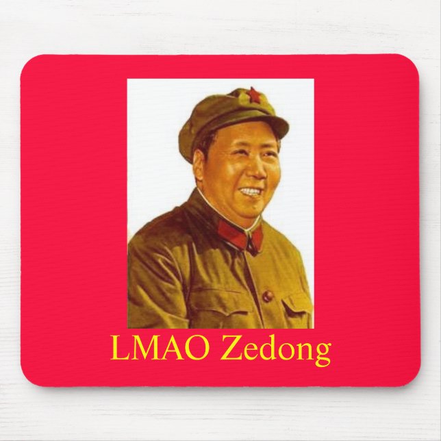 mao, LMAO Zedong Mouse Pad (Front)