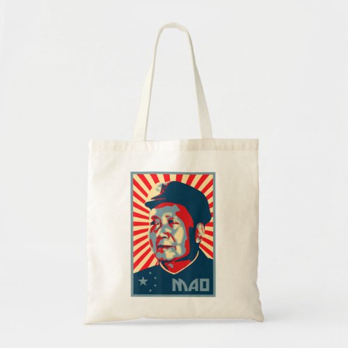 Mao Zedong Tse Tung Chairman Mao China Chinese Pat Tote Bag