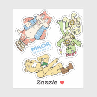 MAOR 4x4" Chibi Cast Sticker #2