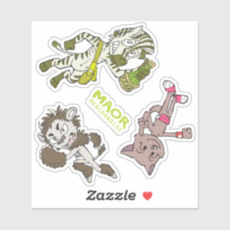 MAOR 4x4" Chibi Cast Sticker #4 B,S,P