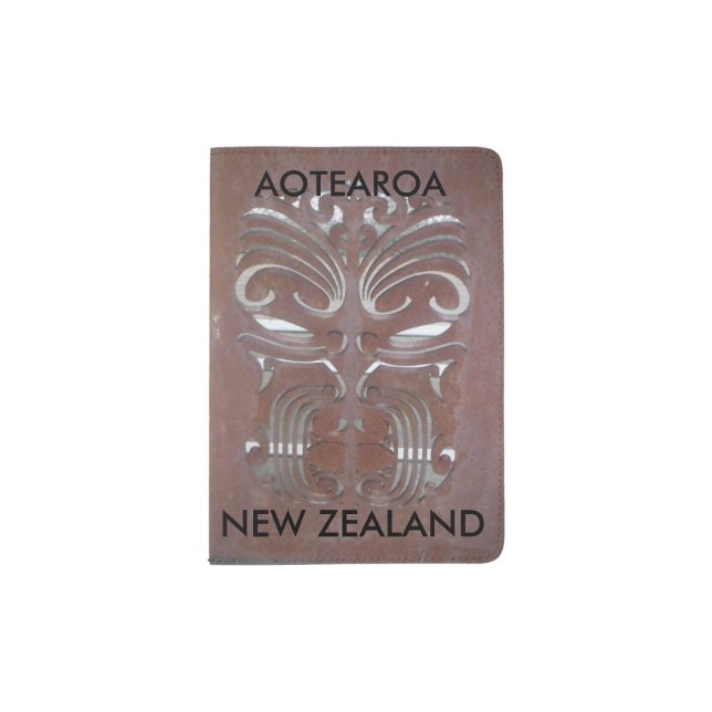 MAORI AOTEAROA PASSPORT HOLDER (Front)