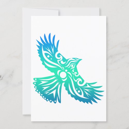 Maori Bird Flying Hei Manu _ Gift Idea Invitation