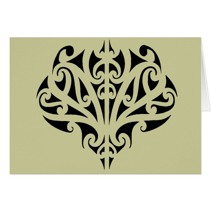 Maori design greeting cards