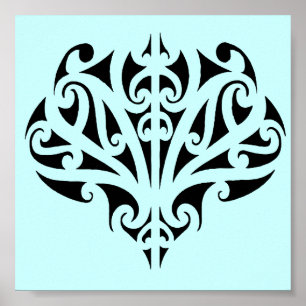 Maori design poster