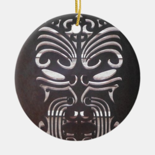 maori designs 3 ceramic ornament