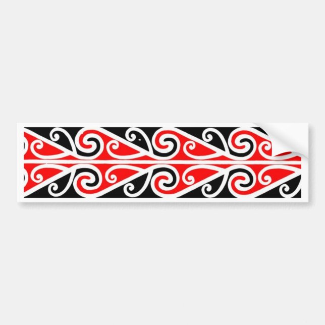 maori designs tribal art for you bumper sticker (Front)