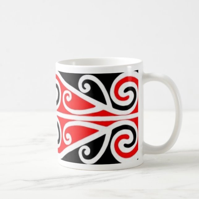 maori designs tribal art for you coffee mug (Right)