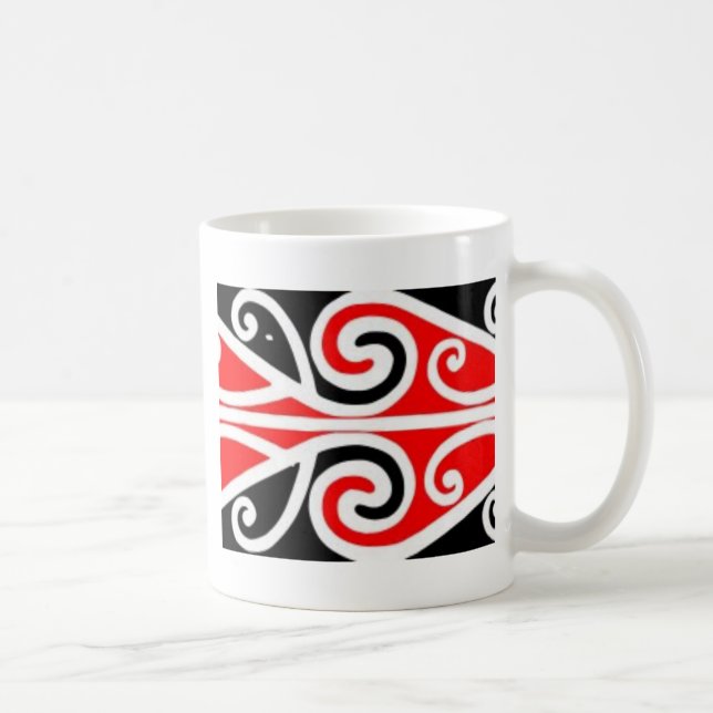 maori designs tribal art for you coffee mug (Right)