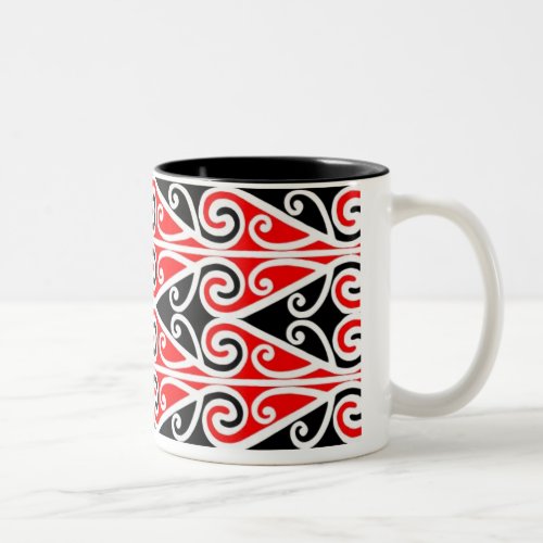 maori designs tribal art for you Two_Tone coffee mug