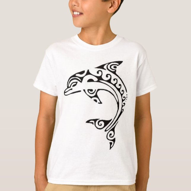 Maori Dolphin T-Shirt (Front)