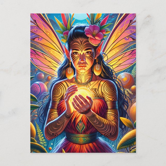 Māori Fairy Postcard (Front)