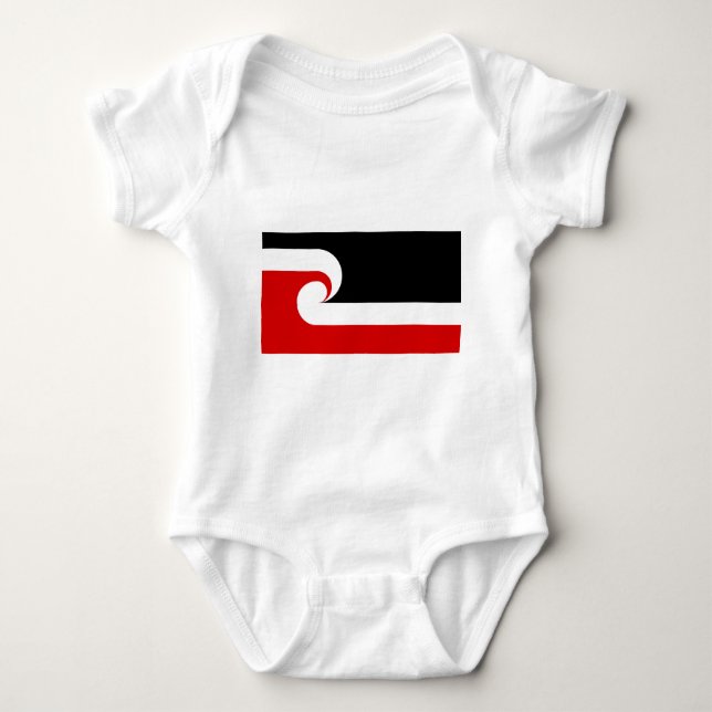 Maori Flag Baby Bodysuit (Front)