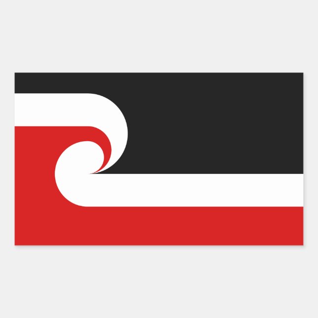 Māori flag Stickers (Front)