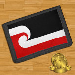 Maori flag & Zealand fashion, rugby /sports Trifold Wallet<br><div class="desc">WALLETS: Maori & Maori flag - ethnic symbol & national Maori Flag of New Zealand (Tino Rangatiratanga) - love my country travel,  holiday,  fashion patriots /sports fans</div>