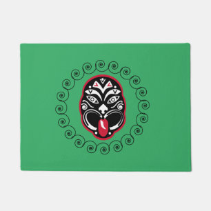 Maori Haka New Zealand Native Art Decor Doormat