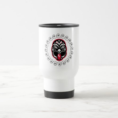 Maori Haka  New Zealand  Native Art  Decor Travel Mug