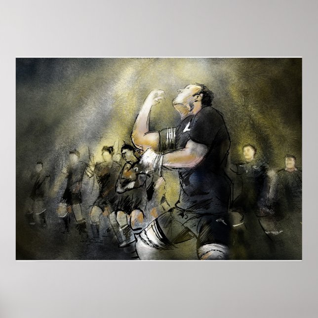 Maori Haka Poster (Front)