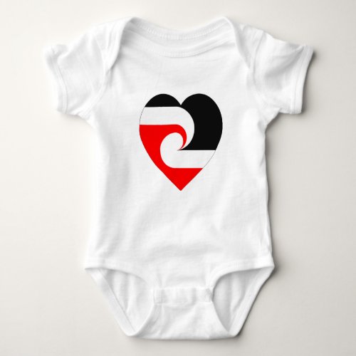 Maori Heart Baby Bodysuit